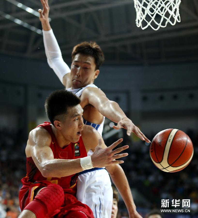 中国男篮逆转韩国 小比分赢韩国小组赛两连胜