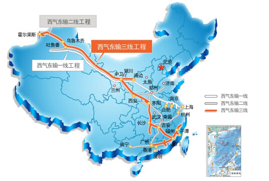 中国天然气供应格局初步建成 供需仍偏紧（图）