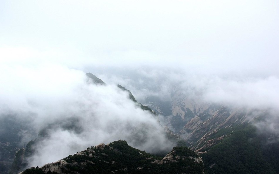 西岳华山 云雾缭绕（组图）