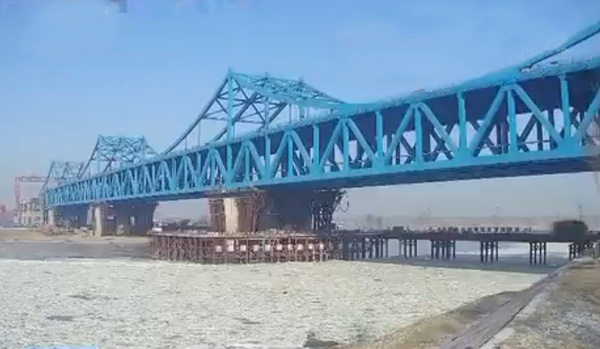 石济客专黄河公铁两用桥主体完工 济石间坐高铁将缩至1小时20分