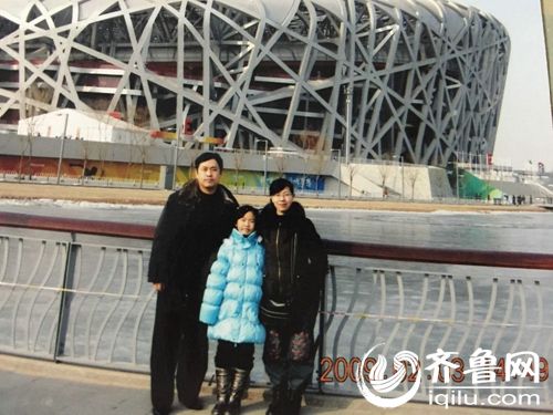 2009年帶著萱萱去北京調機，去參觀剛剛結束的北京奧運會總會場鳥巢。