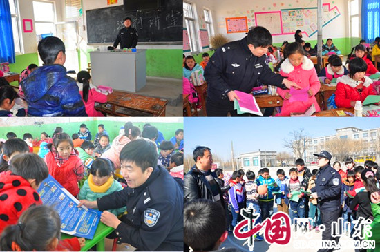 濱州陽信警方專項行動相結合 築牢校園“安全墻”