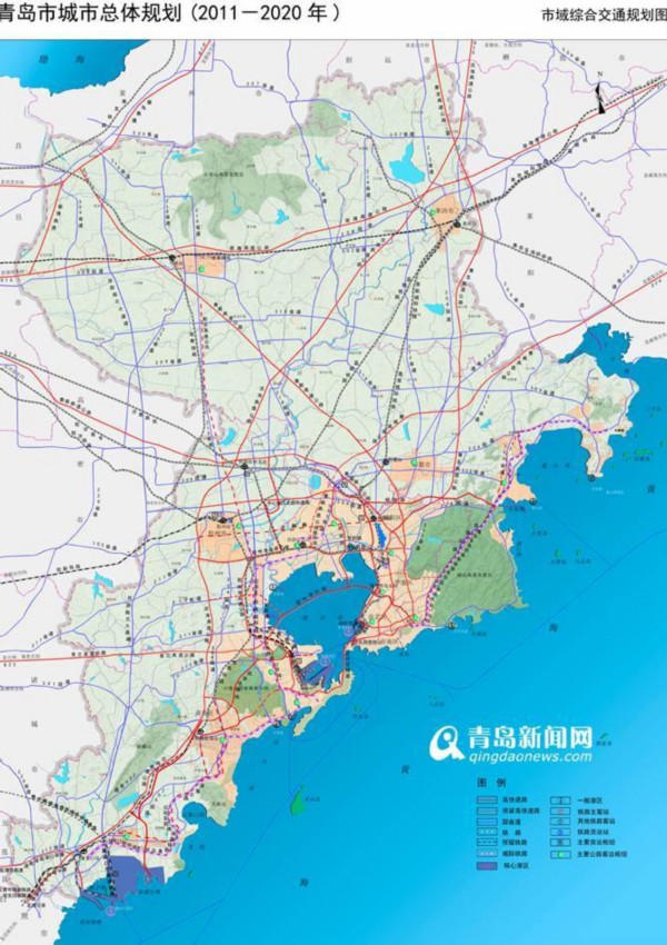 青島2020年交通規劃:未來5年要建8條地鐵