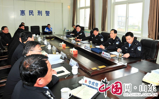 濱州市公安局局長桑培倫到惠民督導檢查打擊打孔盜油違法犯罪專項行動