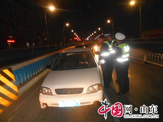 滨州博兴交警大队连续夜查“酒驾”效果显著