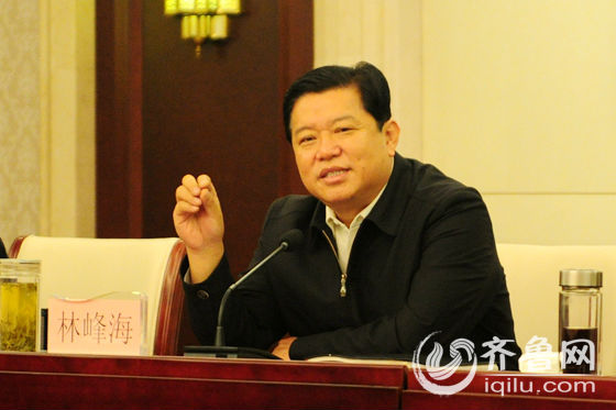 临沂市委书记林峰海提出，“摘穷帽一丝不苟，拔穷根全力以赴”
