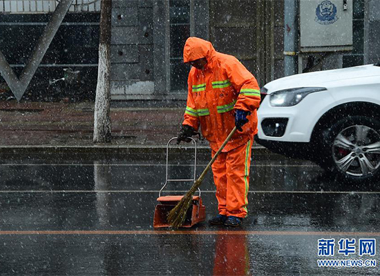 吉林長春四月飄雪（組圖）