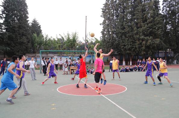 云南农大附中举行第三届“教工杯”篮球赛