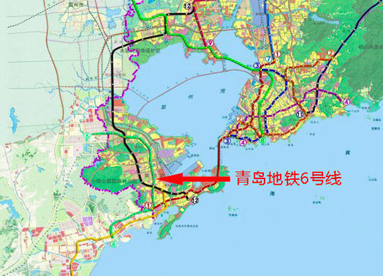 青島地鐵6號線、8號線列入國家三年計劃 總投資423億元