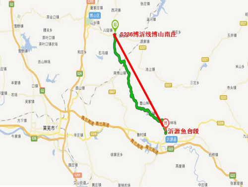 淄博部分区县一批道路近期维修 交警绘出行地图