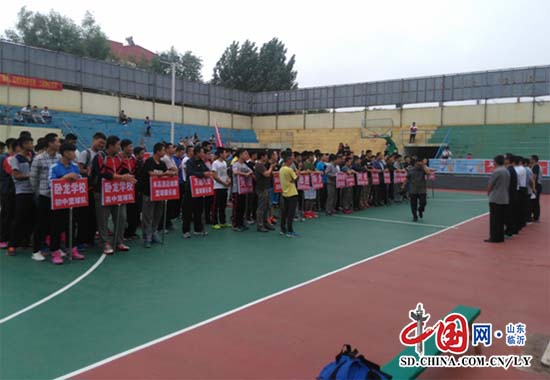 沂南第六届全民健身运动会篮球联赛开幕 时长3个月