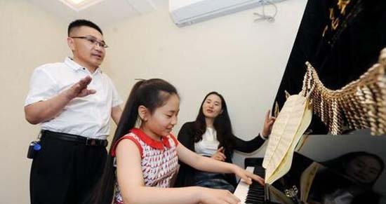 臨沂：9歲徐一丹考入中央音樂學院鼓浪嶼鋼琴學校