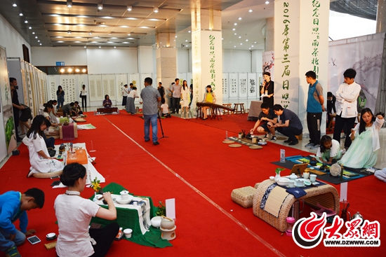 第九届中国(日照)茶文化博览会开幕(组图)