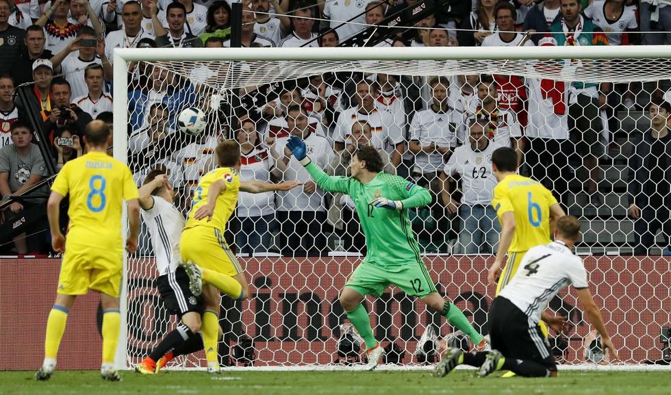 欧洲杯德国队小组赛首秀 2-0胜乌克兰（组图）