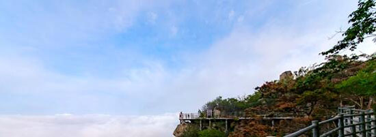 沂蒙山銀座天蒙旅遊區將於下月開園 懸索橋世界最長