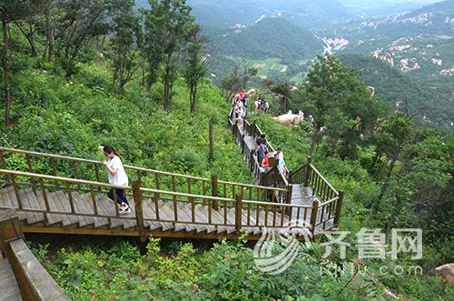 参会嘉宾实地考察九仙山