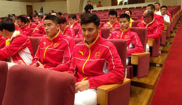 中國奧運軍團昨日成立 寧澤濤迎首次奧運之旅