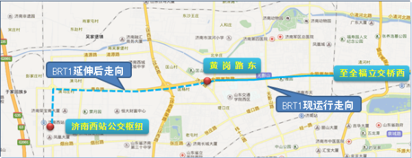 李东)今天(8月1日)上午,齐鲁网记者从济南公交brt1号线,202路线路