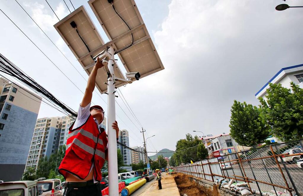 濟南首例工地“電子眼”正式啟用 全天候控揚塵