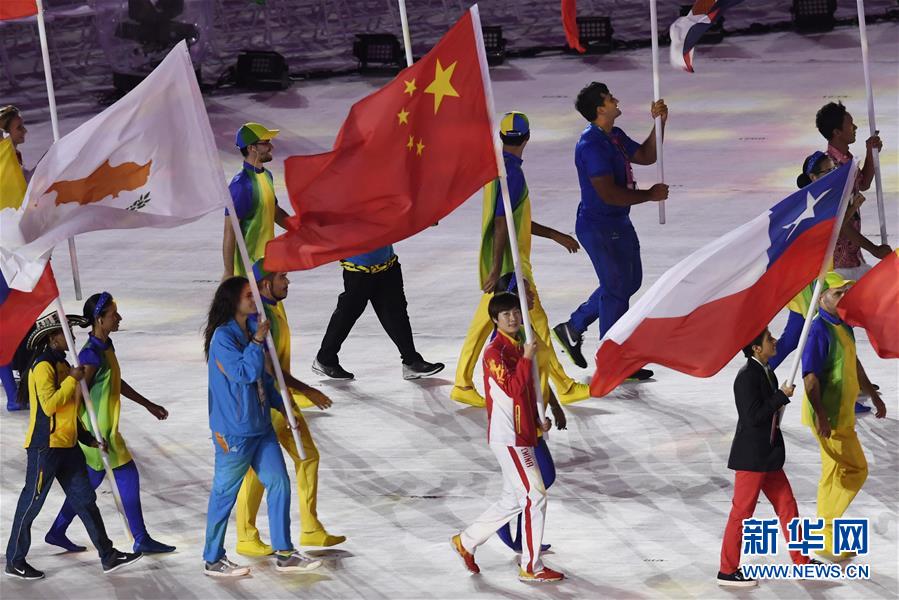 里约奥运会闭幕式 丁宁成为中国奥运代表团闭幕式旗手（组图）