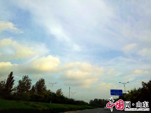 【濱州拍客】歸途望天上雲卷雲舒