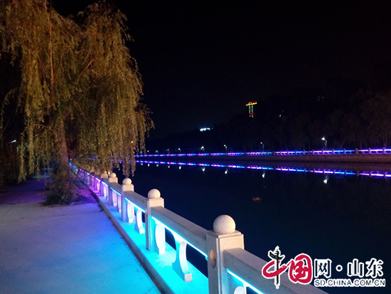 濱州拍客：魅力的新立河 夜景多麼醉人（圖）
