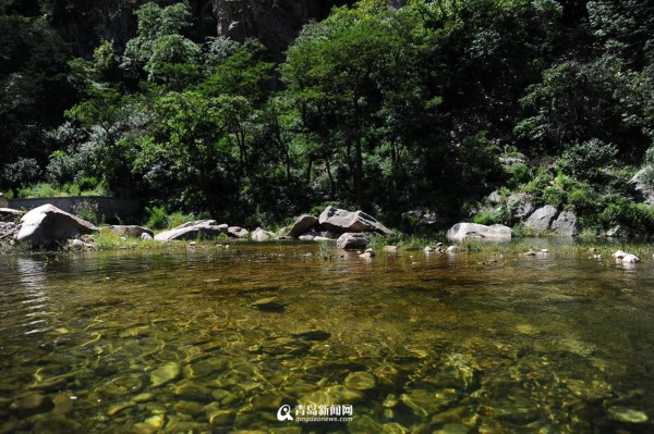  
嶗山 
北線 
水庫 
迎豐水期 山上平湖景色 
醉人 
