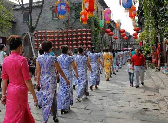 周村旗袍文化节带来视觉盛宴（组图）