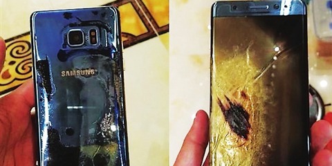 三星Note7國行爆炸