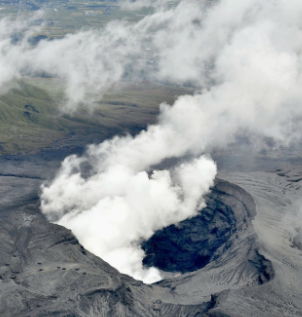 日本著名火山噴發