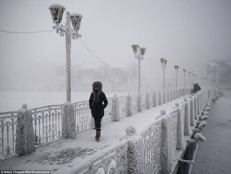 揭露地球上最寒冷的人类居住地 摄氏零下47度