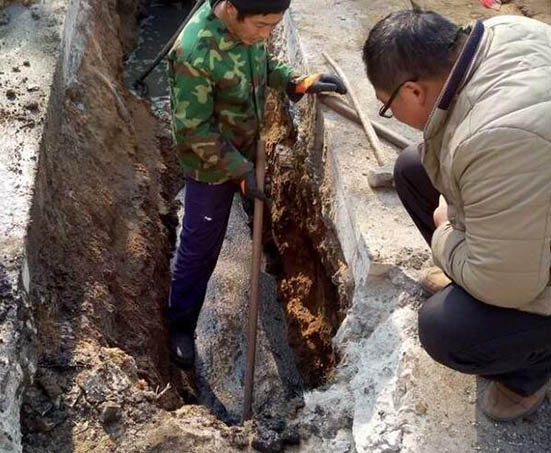 臨沂市排水處迅速處置順和街積水點