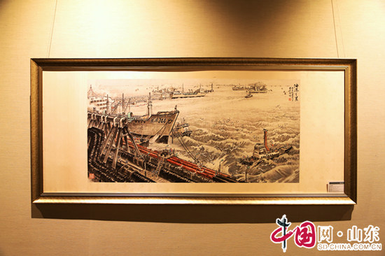 滨州：齐鲁三师中国画作品展今日开幕