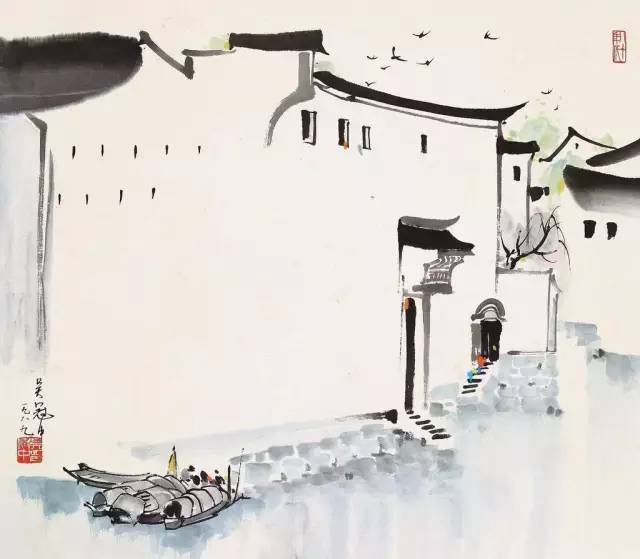 杭州農村回遷房驚呆網友：簡直住進吳冠中的畫裏