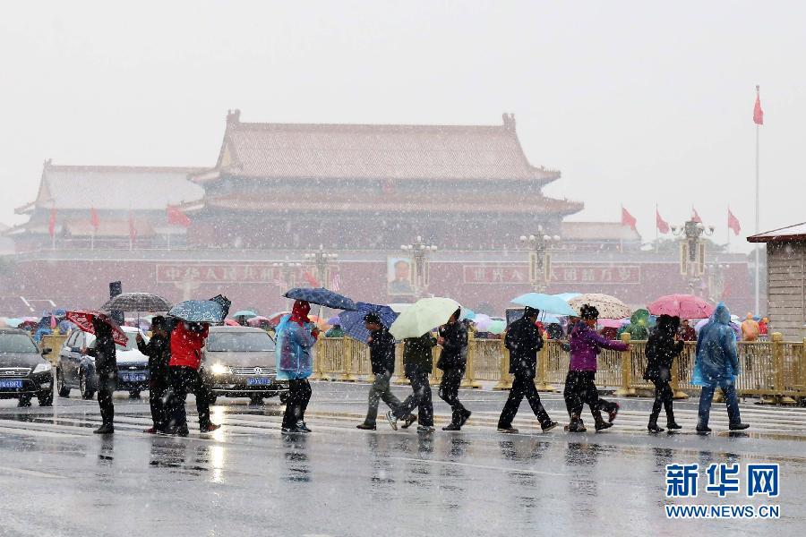 全國迎大範圍雨雪 氣溫將出現“跳崖式”下跌（組圖）