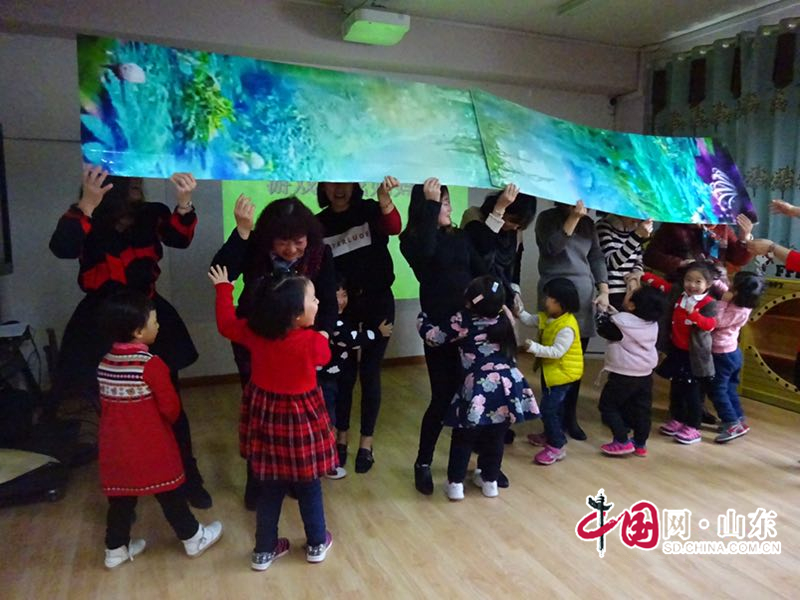 濟南市槐蔭區實驗幼兒園星四班開展慶“三八”親子活動