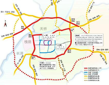 城市“年輪”：濟南交通環線之變 繞城高速外環變內環