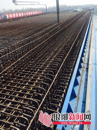 鲁南高铁临沂段全线开工 第一片梁开始浇筑