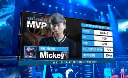 ROX 2-1 MVP Mickey兩局MVP ROX獲勝