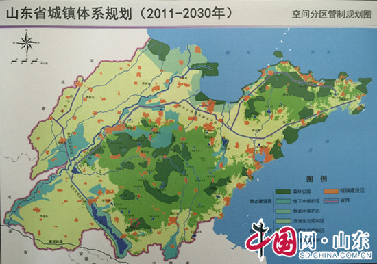 解讀山東省城鎮體系規劃 提出“雙核四帶六區”空間佈局（組圖）