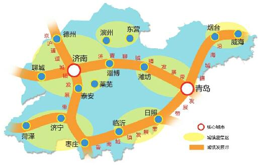 山东构建双核四带六区布局 2030年济南城市人