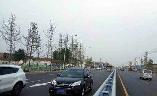 临沂北京东路主线通车 目前进行南北向下穿通道的建设（图）