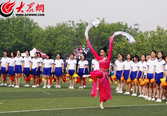 曲阜師範大學日照校區2017年春季運動會隆重開幕