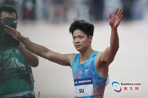 苏炳添百米夺冠 创今年中国男子百米最好成绩（组图）