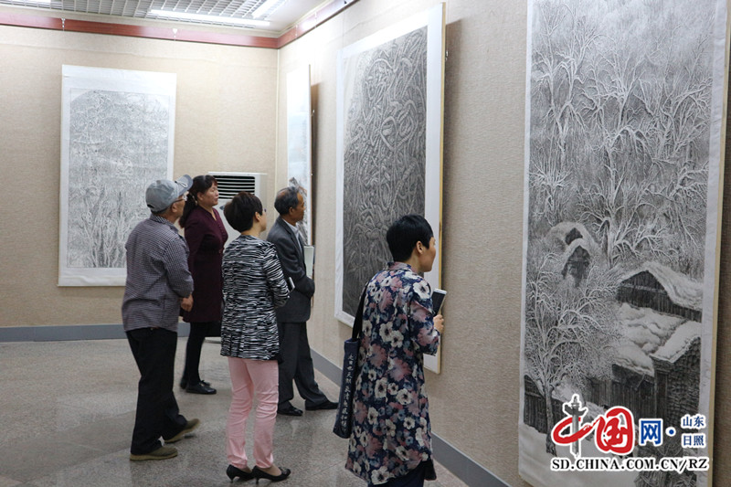 全国历届中国画线描展优秀作者学术邀请展在日照举办