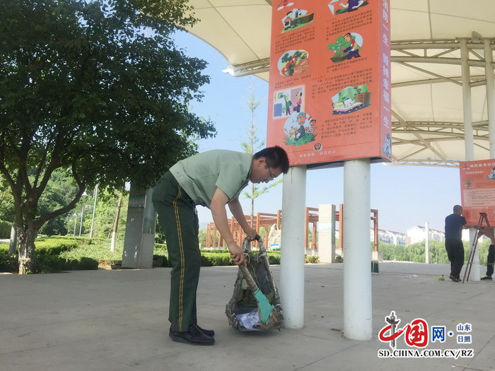 五蓮消防大隊對消防文化主題公園保養維修