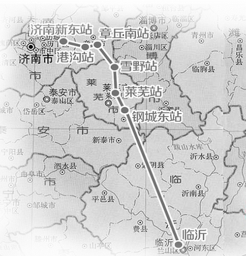 临沂米字型高铁枢纽成形 东接西通北进南融