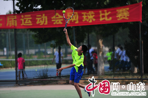 淄博市第十七届运动会网球比赛落幕 淄川队成最大赢家（组图）