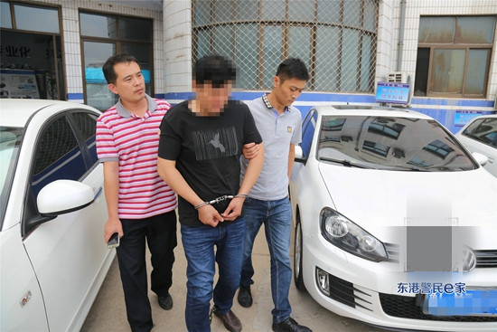 东港公安民警15小时破获一起车内盗窃案