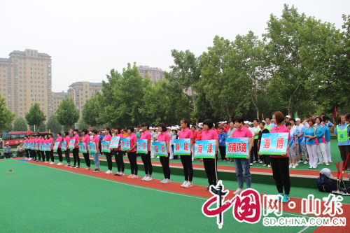 “中国体育彩票”山东省第七届全民健身运动会门球比赛开杆（组图）